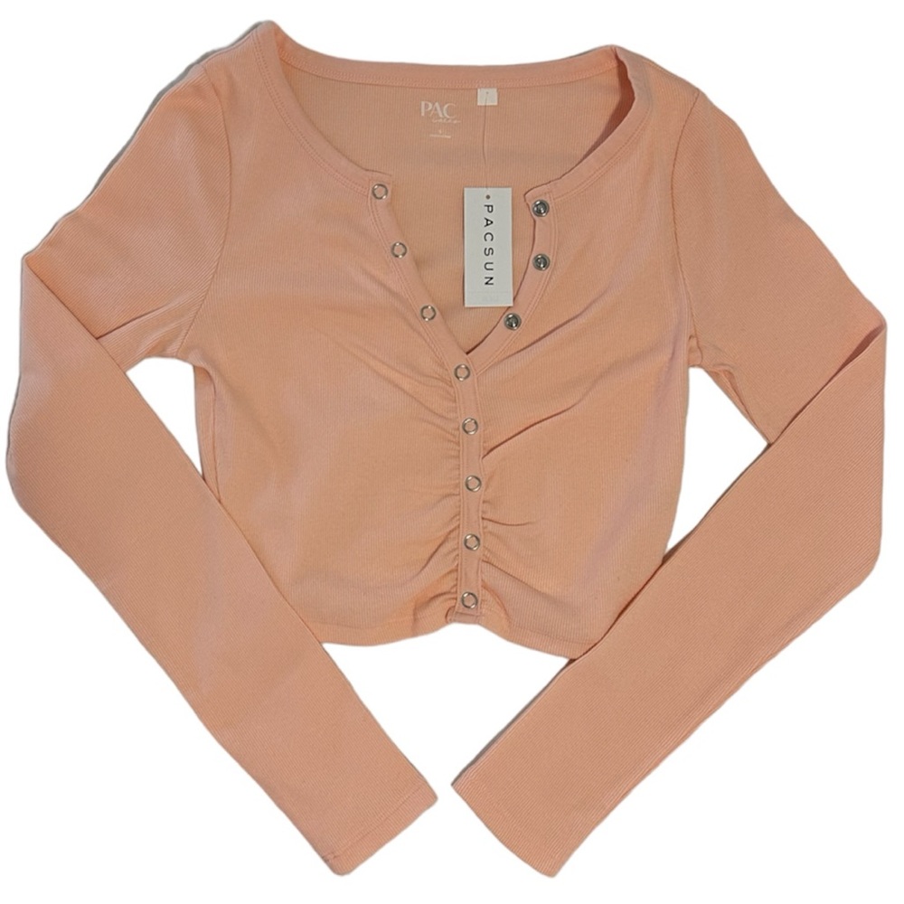 Pacsun Long-Sleeve Crop Top